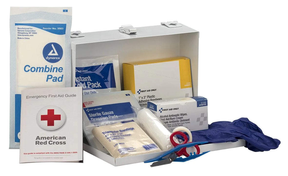 First Aid Only 25 Person Steel Contractors Kit 6430 First Aid Only 25 Person Steel Contractors Kit 6430